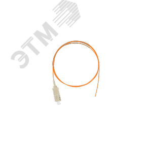 Изображение товара Пигтейл MM 50/125 OM2 SC/UPC LSZH 0.9мм оранжевый 1м уп-ка 2шт. (упак)