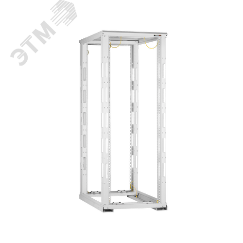Изображение товара Монтажная стойка двухрамная с разборной рамой 19'' 47U Ш600xВ2217xГ800мм с крышей в разобранном виде серый (шт)