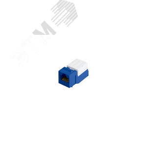 Изображение товара Модуль Keystone Cat 5e RJ45/8P8C для FT-TOOL неэкранированный синий (шт)