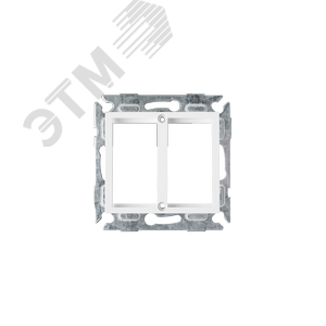 Изображение товара Адаптерная панель Valena на 2 вставки Mosaic 225x45мм белая (шт)