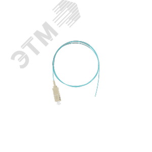 Изображение товара Пигтейл MM 50/125 OM3 SC/UPC LSZH 0.9мм аква 1м уп-ка 2шт. (упак)
