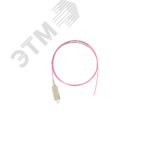 Изображение товара Пигтейл MM 50/125 OM4 SC/UPC LSZH 0.9мм маджента 1м уп-ка 2шт. (упак)