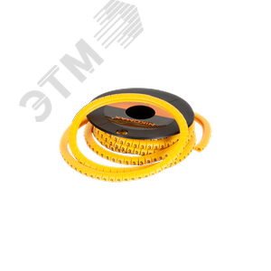 Маркер кабельный, буква G, желтый, 500шт (NMC-CMR-G-YL-500)