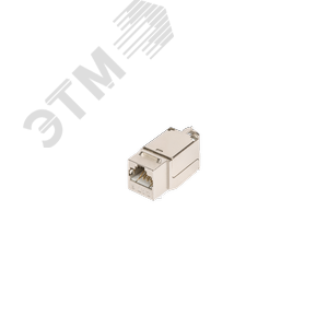 Изображение товара Модуль Keystone, Кат.6a, RJ45/8P8C, для FT-TOOL, экраннированный, металлик (шт)