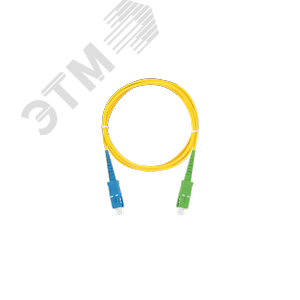 Шнур оптический переходной SM 9/125 OS2 SC/UPC-SC/APC одинарный LSZH 2мм