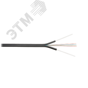 Кабель волоконно-оптический, 1 волокно, SM 9/125 G.657.A1, внутренний/внешний, с FRP прутками, LSZH