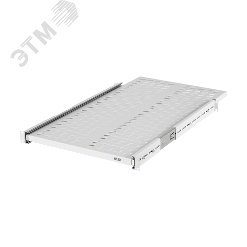 Изображение товара Полка выдвижная 19'' Ш418хГ600мм для шкафа и стойки глубиной 800мм серая (шт)