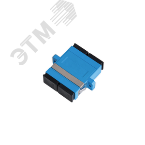 Адаптер оптический соединительный SM SC/UPC-SC/UPC двойной синий уп-ка 2шт.