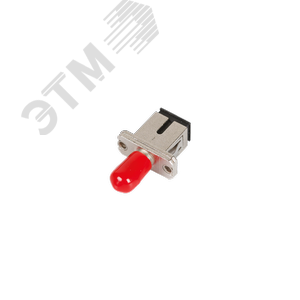 Адаптер оптический переходной, универсальный SM/MM, SC - ST, одинарный, металлик