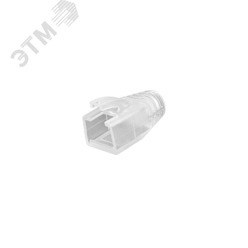 Изображение товара Колпачок защитный для коннекторов RJ45, под кабели диаметром 7,5мм, с защитой защелки, прозрачный, уп-ка 100шт. (упак)