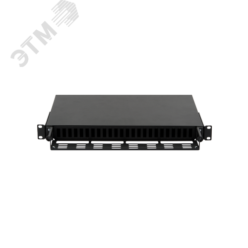 Изображение товара Оптический кросс NIKOMAX 19'' Premium Line 1U до 48 SC (24 Duplex SC адаптера) порта или 96 LC (24 Quadro LC адаптера) портов выдвижной со съёмной полкой черный (шт)