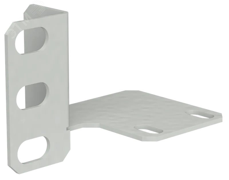 Изображение товара Кронштейн 19 для крепления выключателя ВПК в телекоммуникационных шкафах серый