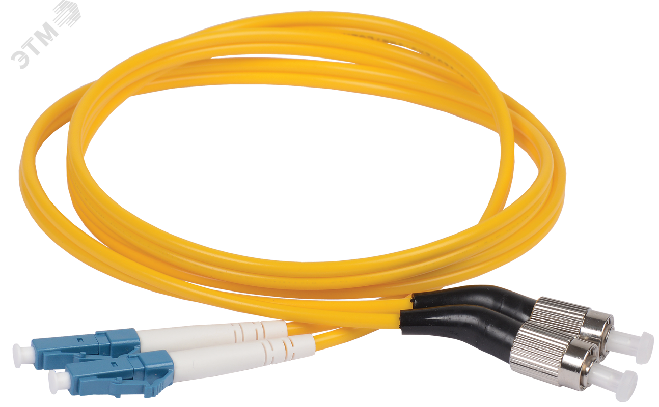 Патч-корд оптический 9/125 (OS2) FC/UPC-LC/UPC (Duplex) 10м артикул ...