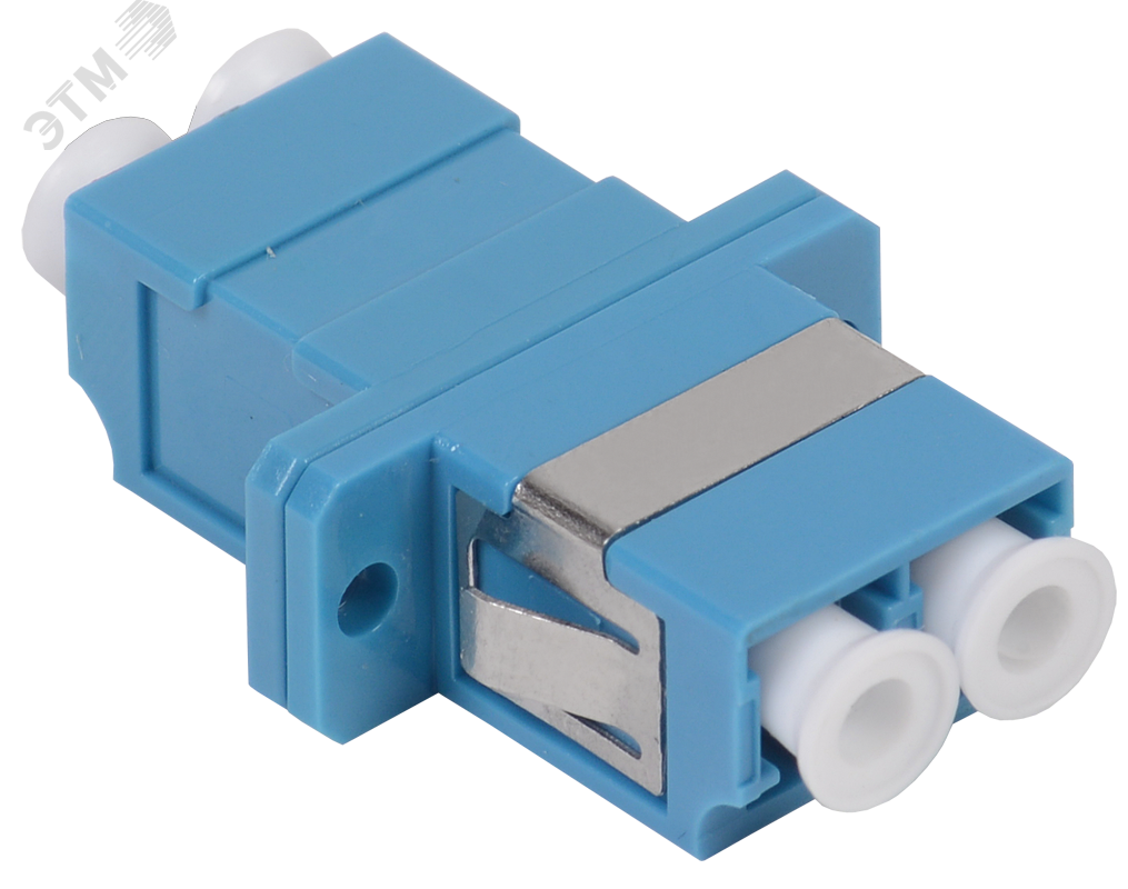 Адаптер проходной LC-LC для одномодового и многомодового кабеля (SM/MM) с полировкой UPC двойного исполнения (Duplex) FC1-LCULCU2C-SM ITK
