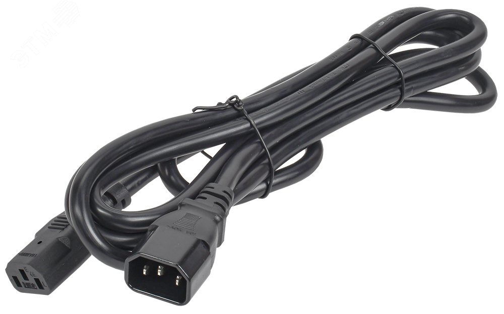 Изображение товара Кабель электропитания PDU ITK 3х15 1М с разъёмами C19-C20 надежное подключение