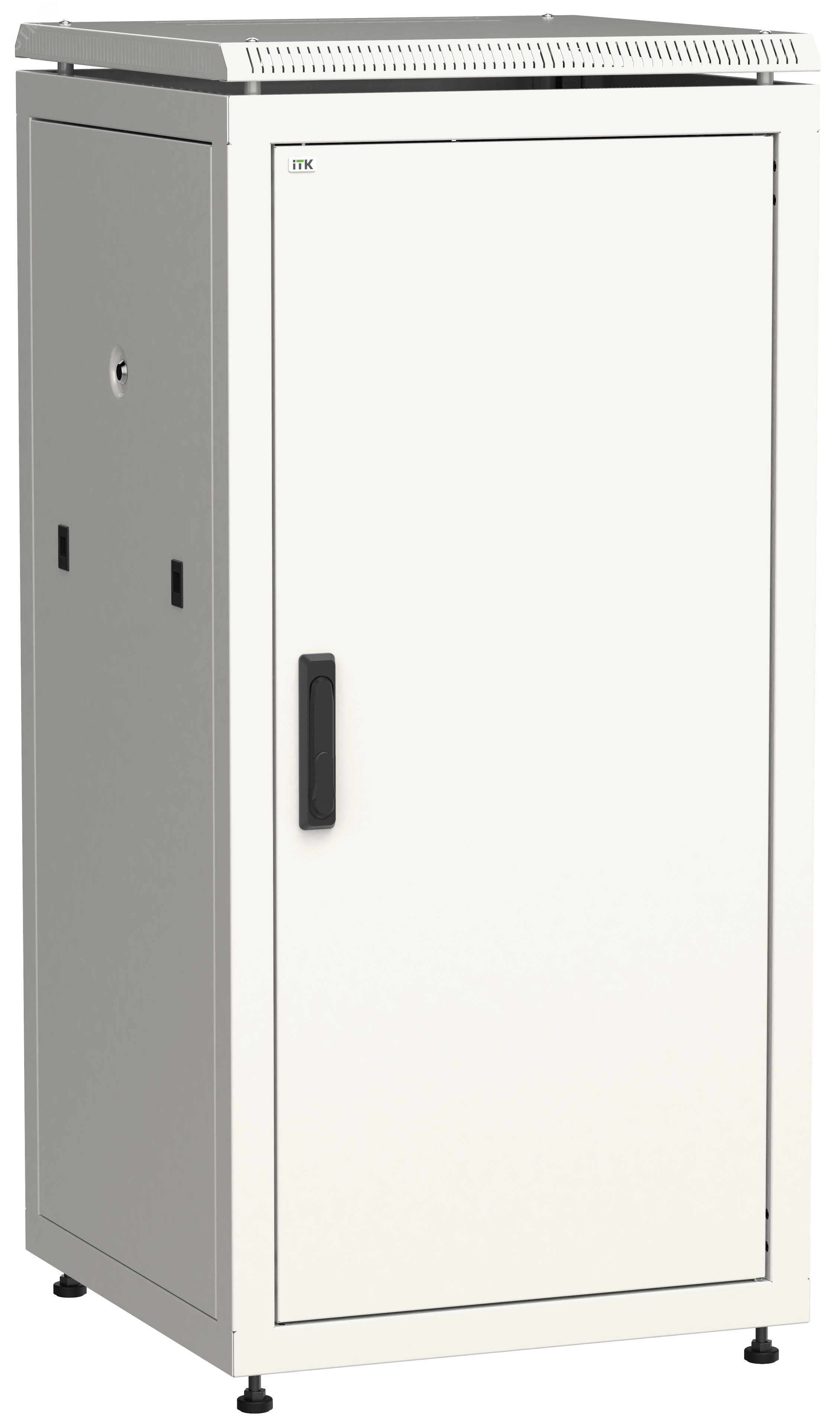 Шкаф сетевой 19дюйм LINEA N 18U 600х800 мм металлическая передняя дверь серый LN35-18U68-M ITK - превью 2