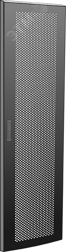 Изображение товара Дверь перфорированная для шкафа LINEA N 42U 600 мм черная (шт)