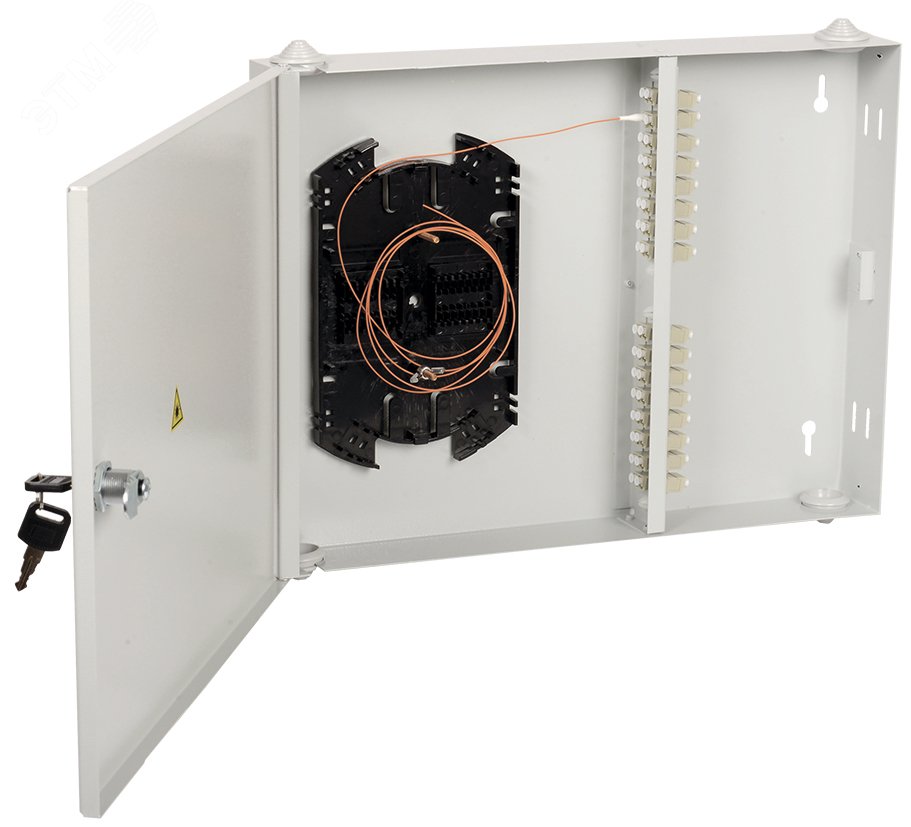 Изображение товара Кросс настенный укомплектованный SC (duplex) 8шт (OS2) (шт)