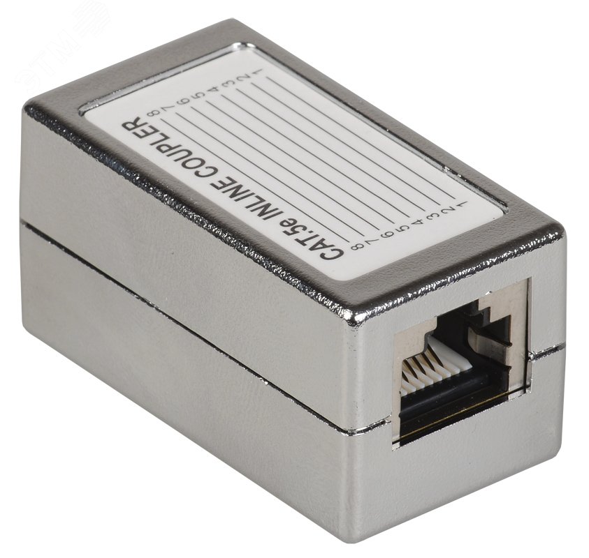Изображение товара Адаптер проходной кат.5E FTP тип RJ45-RJ45 (8P8C) (шт)