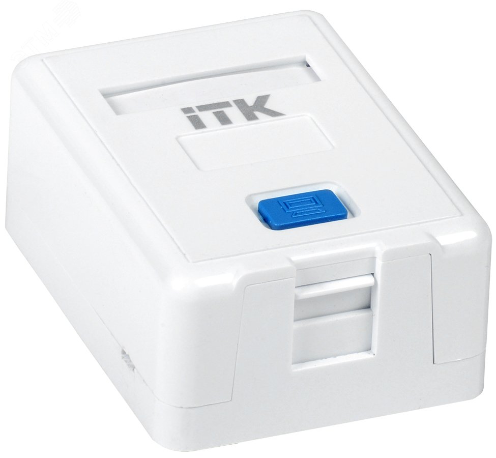 Изображение товара Корпус настенной розетки для 1 модуля Keystone Jack (шт)