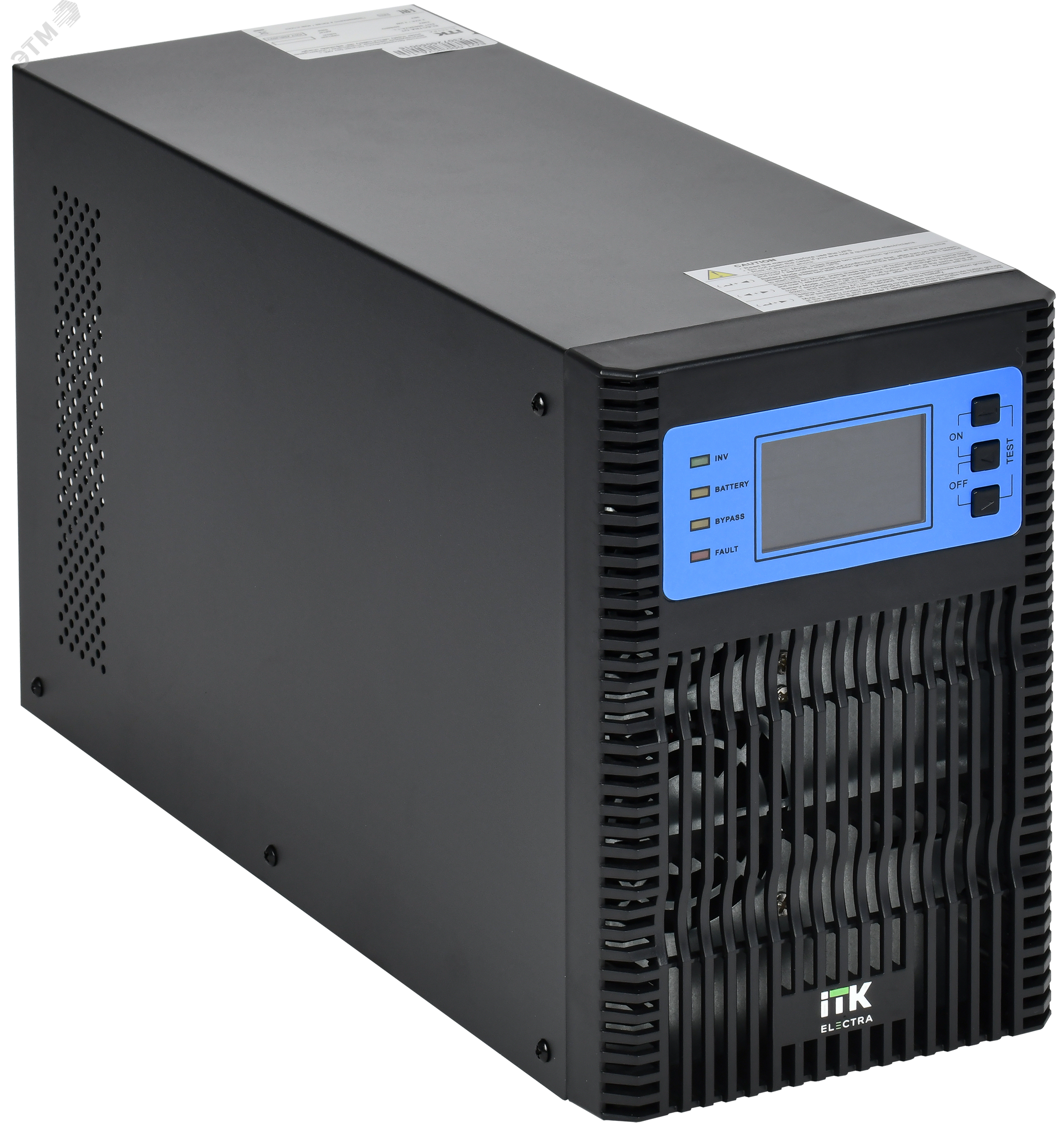 Изображение товара Источник бесперебойного питания ITK ELECTRA OT 2000 ВА 1 фаза LCD без АКБ