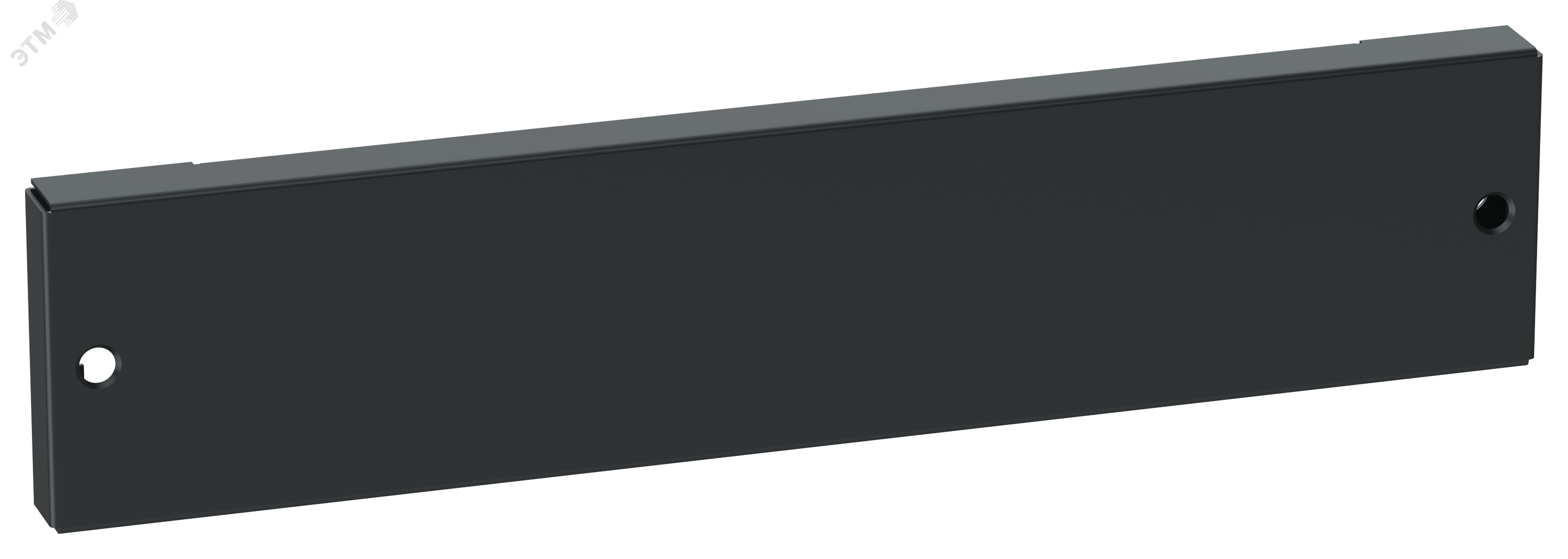 Изображение товара Панель сплошная цоколя LINEA S черный 100х800мм