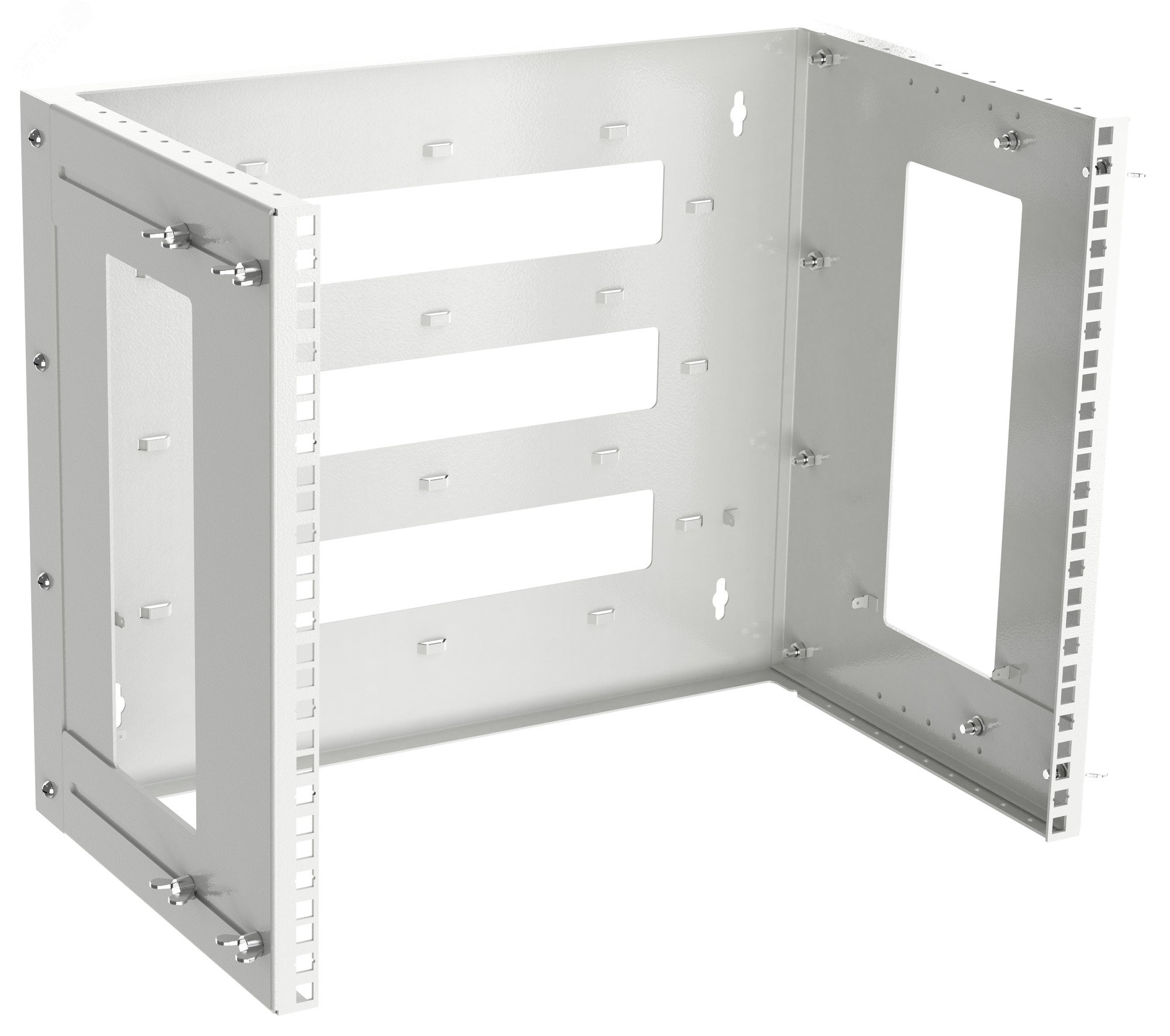 Изображение товара Настенная регулируемая рама ITK 9U 300-500мм для телекоммуникационного оборудования