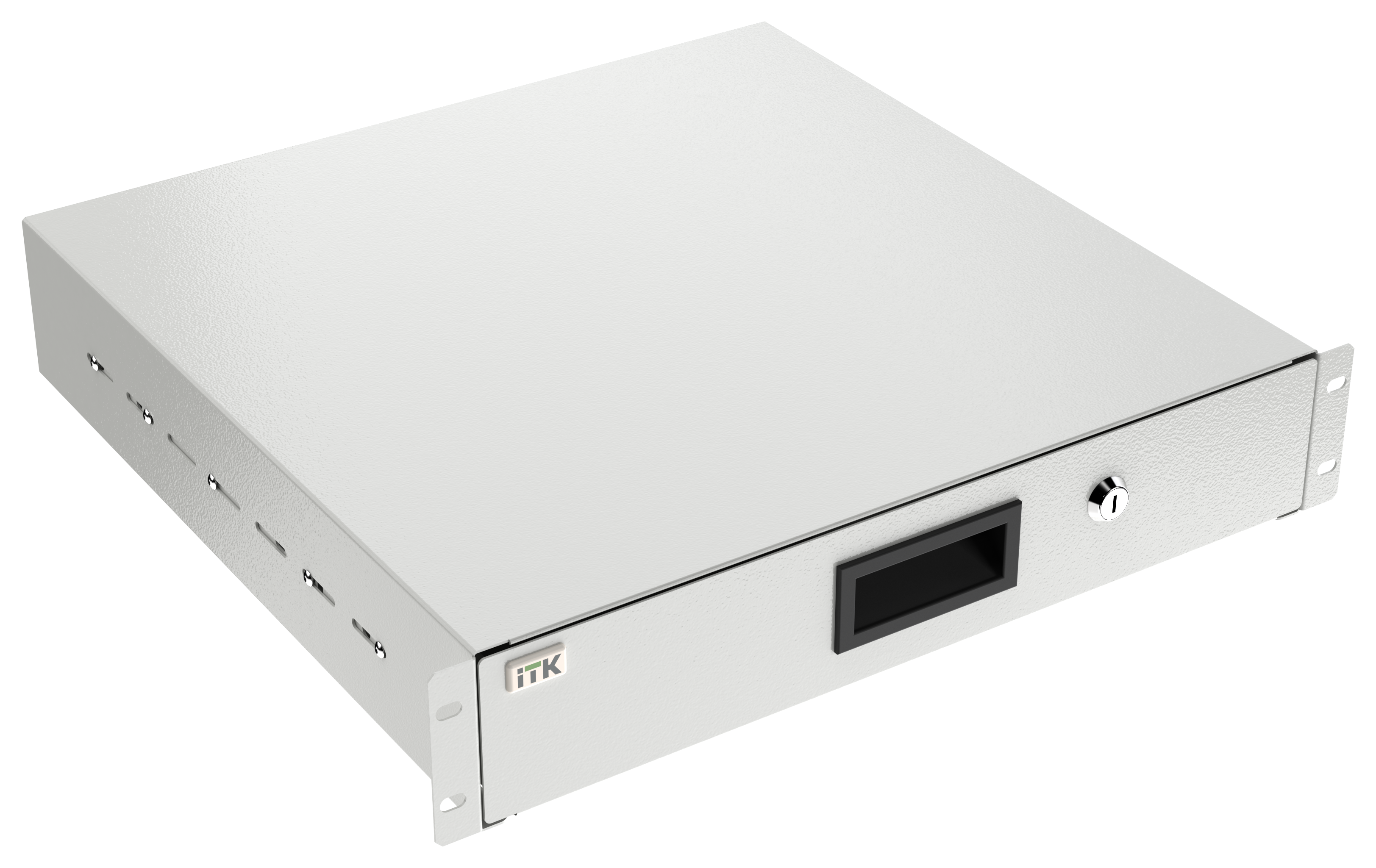 Ящик выдвижной 2U серый