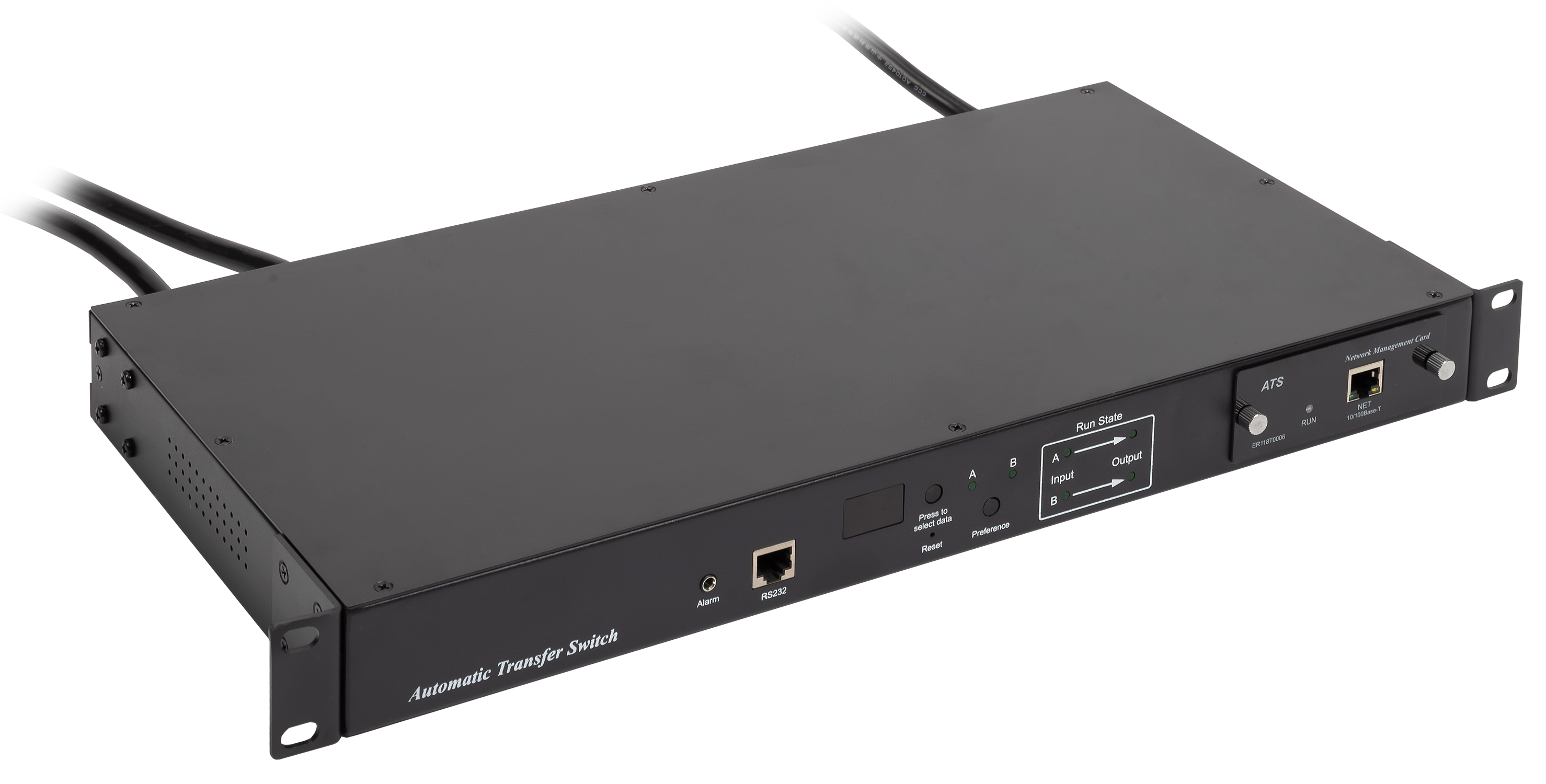 Переключатель автоматический ATS 19 1U 16А без разъемов