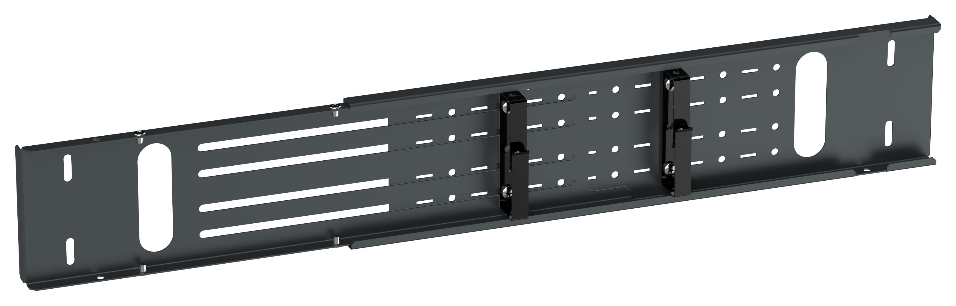 Органайзер кабельный LINEA S горизонтальный для шкафов глубиной 1000-1200 черный