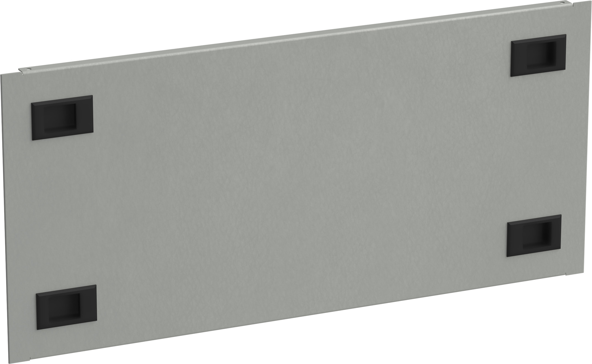 Фальш-панель by ZPAS  19'' 5U крепление на защелках серая РФ