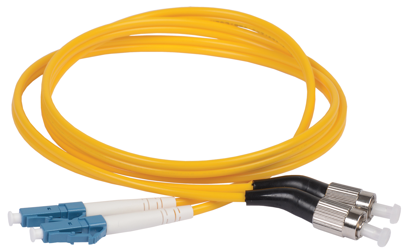 Патч-корд оптический 9/125 (OS2) FC/UPC-LC/UPC (Duplex) 30м