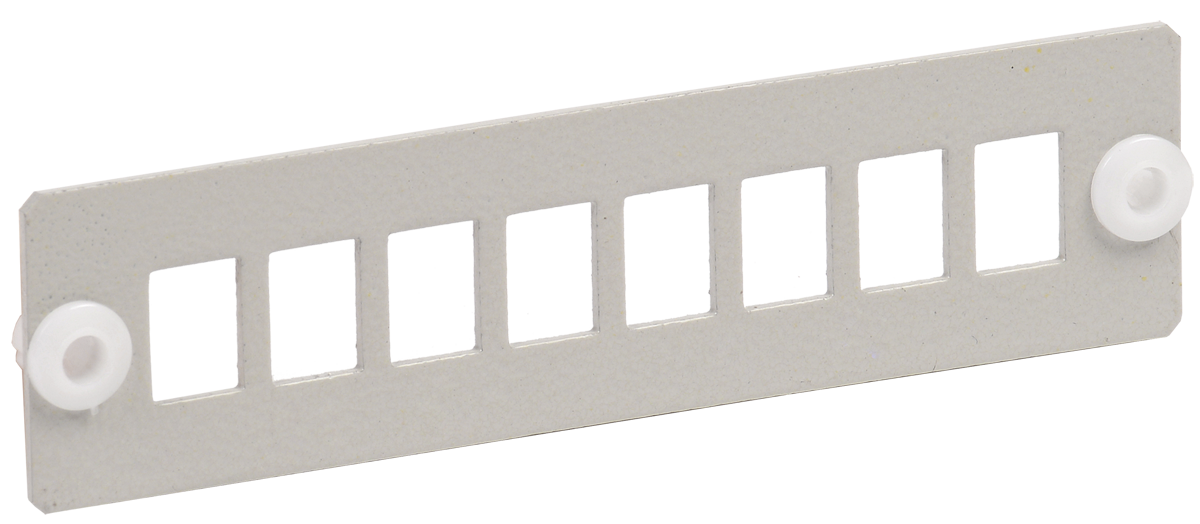 Панель для восьми оптических адаптеров SC/LC-Duplex в 19' кросс