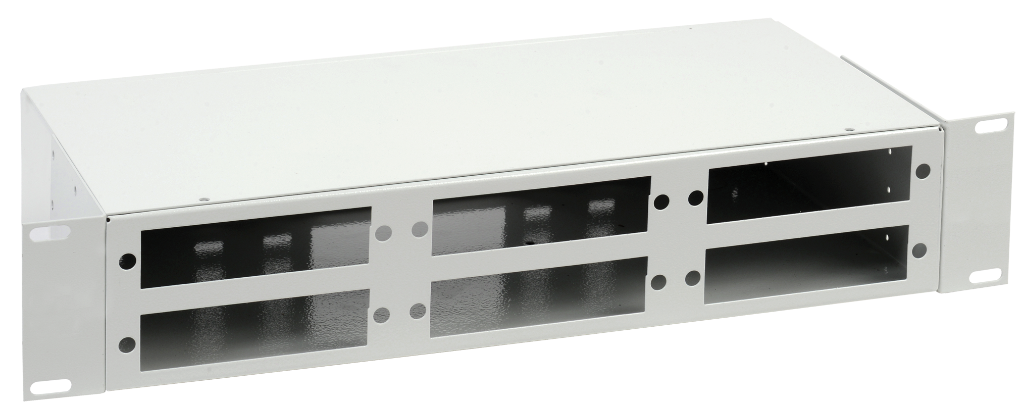 Кросс 2U оптический распределительный до 48 портов (без планок,под 8п-6шт)