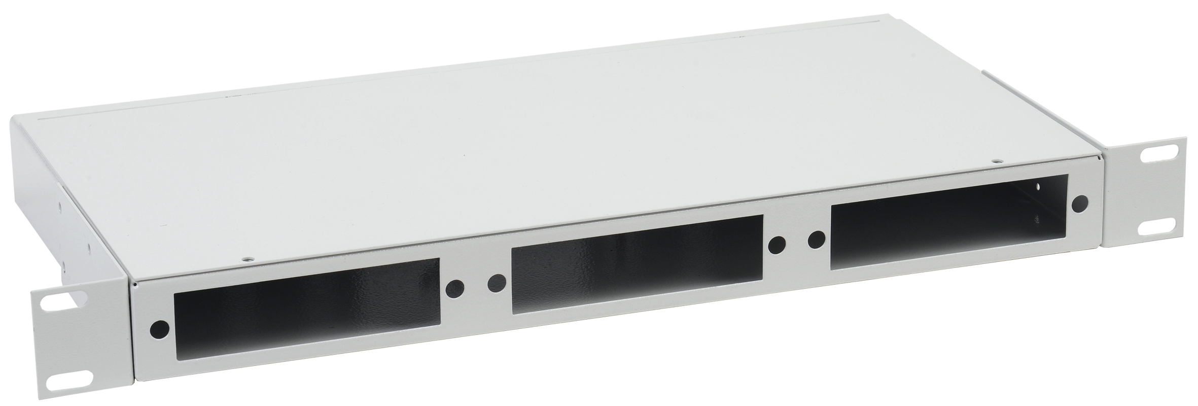 Кросс 1U оптический распределительный до 24 портов (без планок под 8п-3шт)