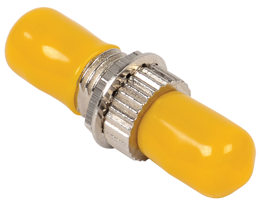 Адаптер проходной ST-ST для одномодового и многомодового кабеля (SM/MM) с полировкой UPC одинарного исполнения (Simplex)