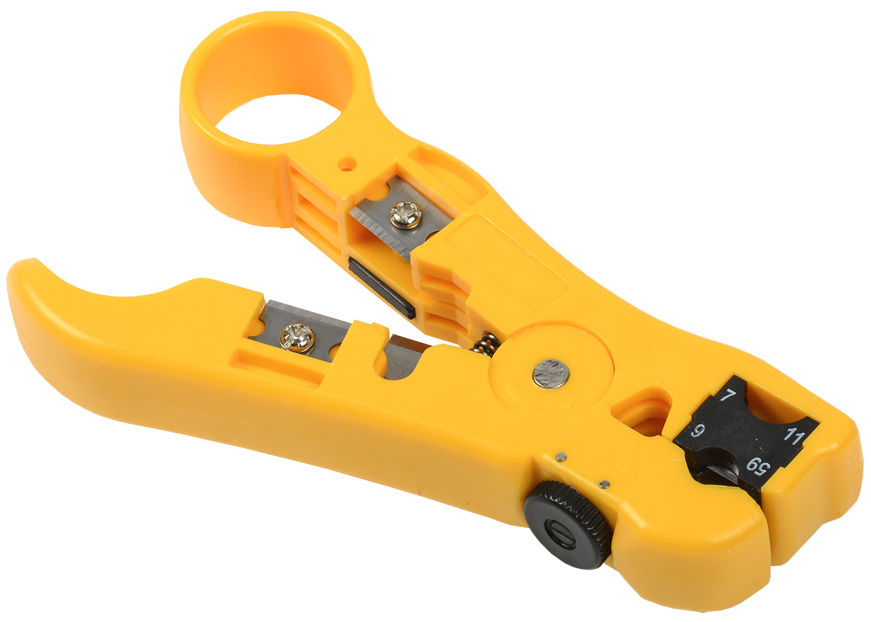 Инструмент для зачистки и обрезки кабеля          универсальный