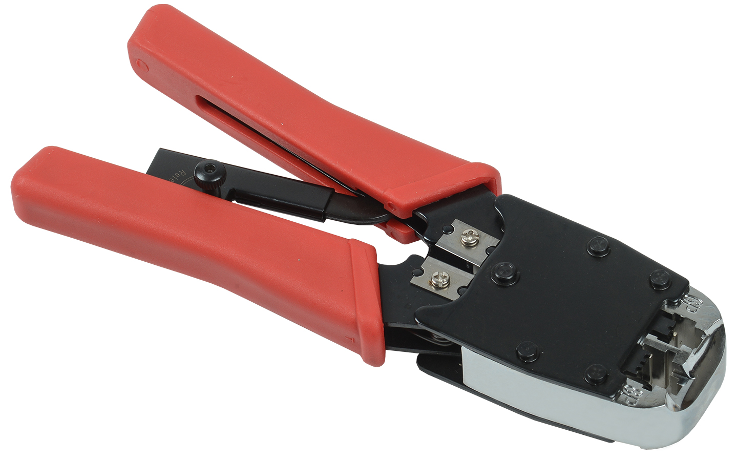 Инструмент обжимной для RJ-45 RJ-12 RJ-11 с фиксацией рукоятки