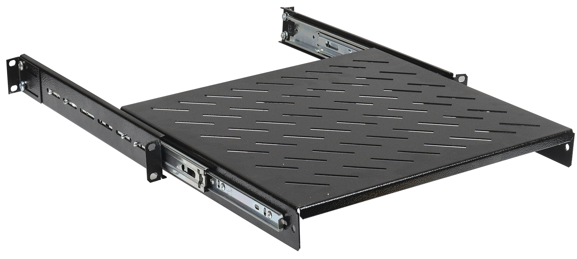Полка выдвижная для 19' шкафа глубиной L=400 мм черная