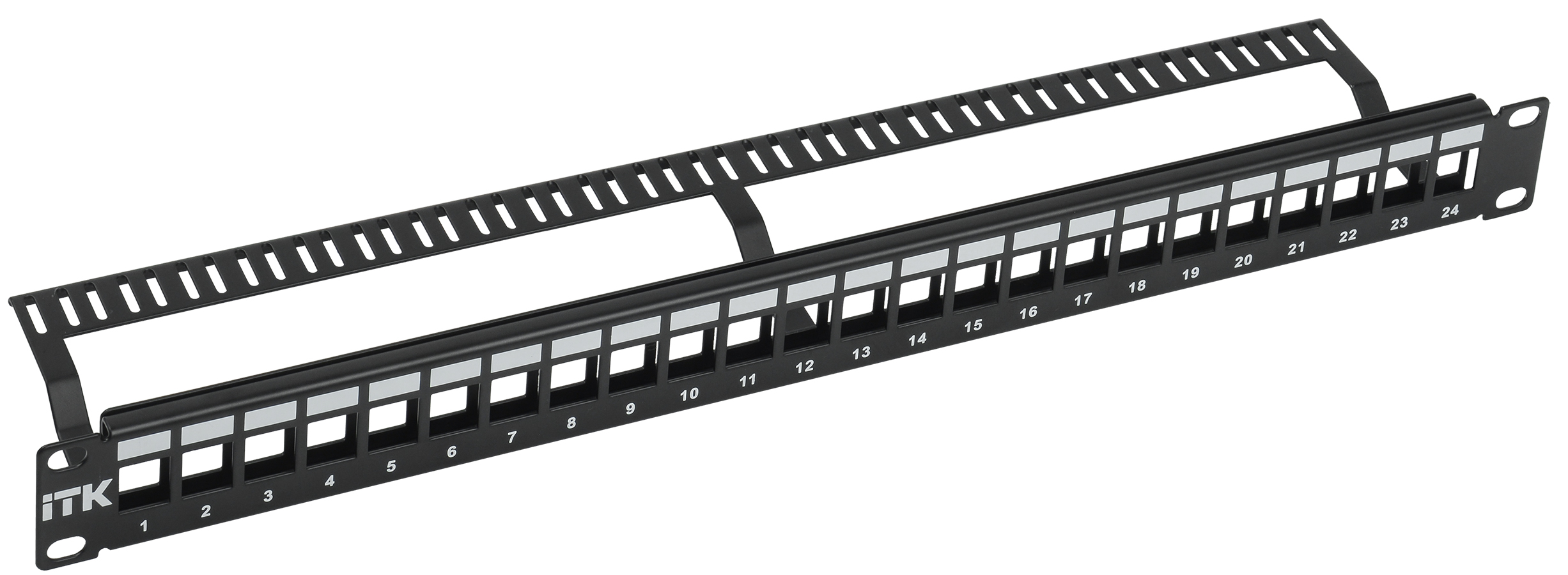 Патч-панель модульная UTP 24 порта 1U
