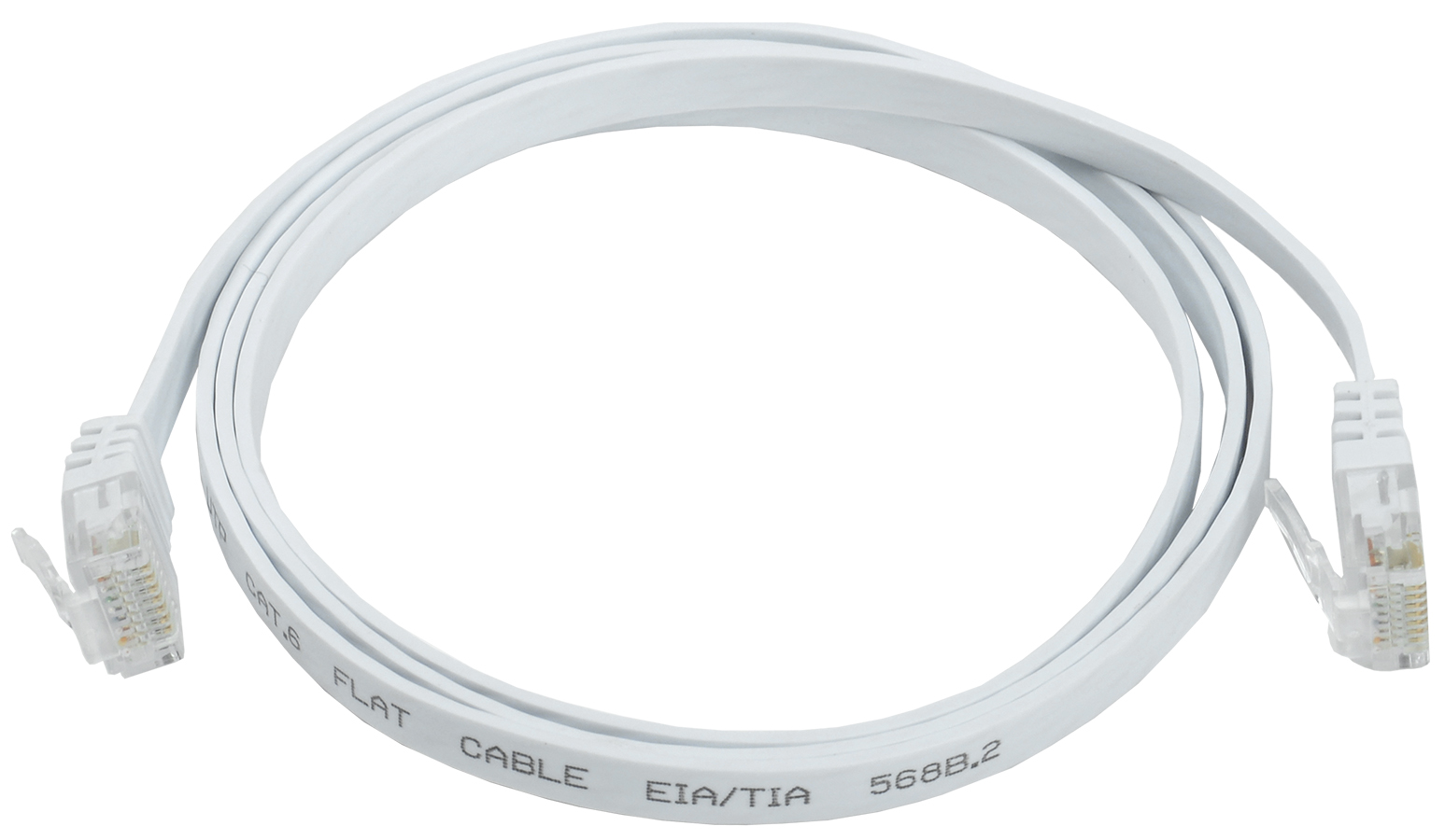 Патч-корд плоский категории 6 UTP 3м белый