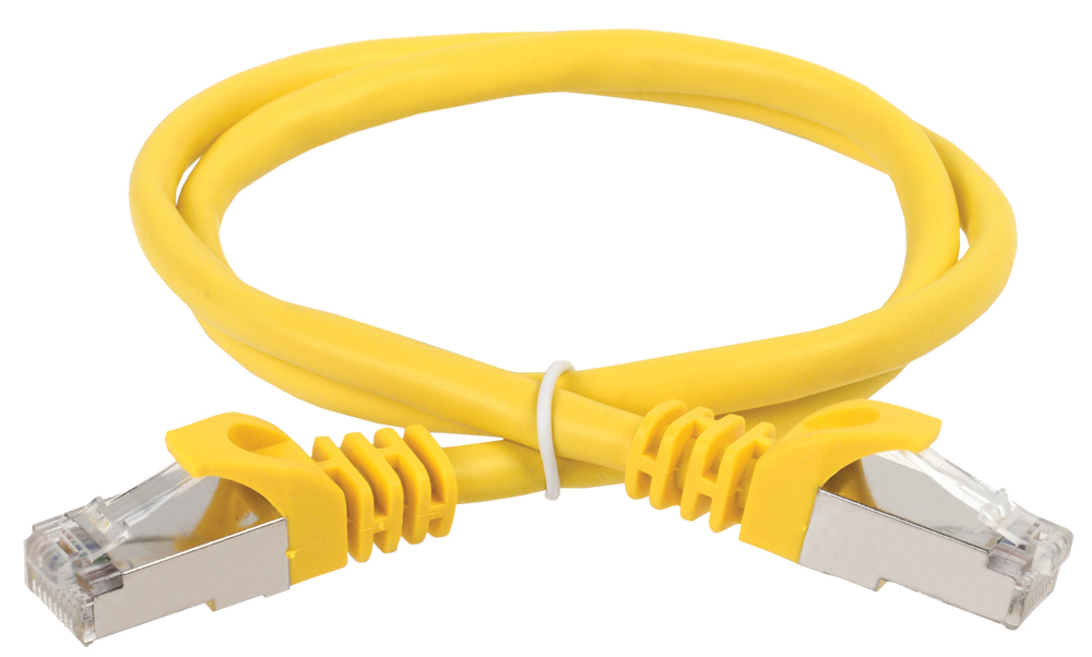 Коммутационный шнур (патч-корд), кат.5Е FTP, 0,5м, желтый PC05-C5EF-05M ITK