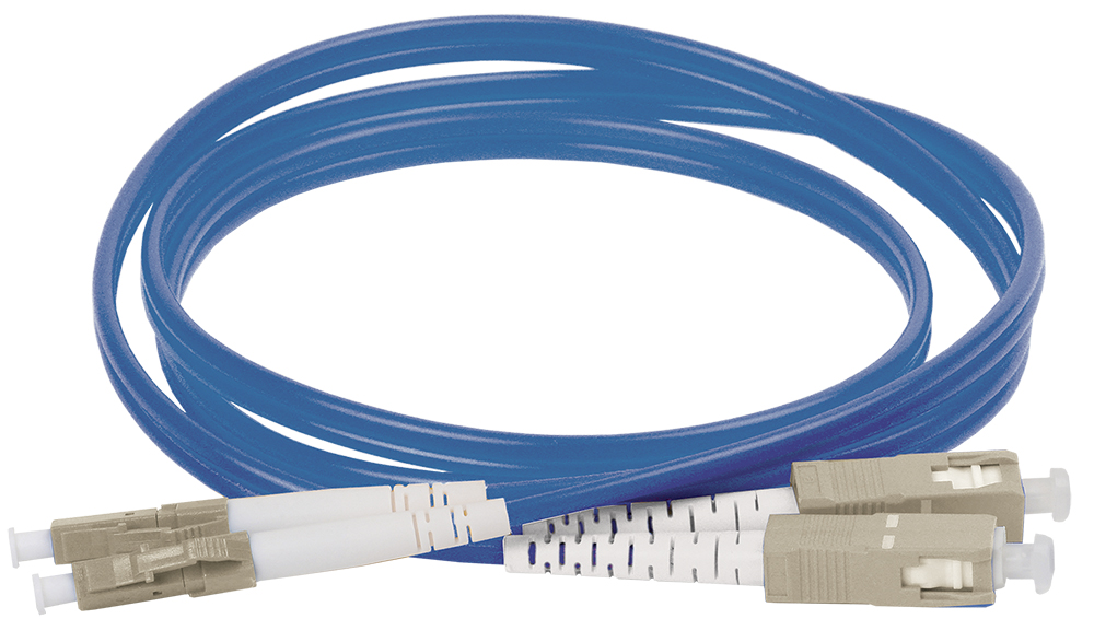 Патч-корд оптический 50/125 (OM4) LC/UPC-SC/UPC (Duplex) 10м