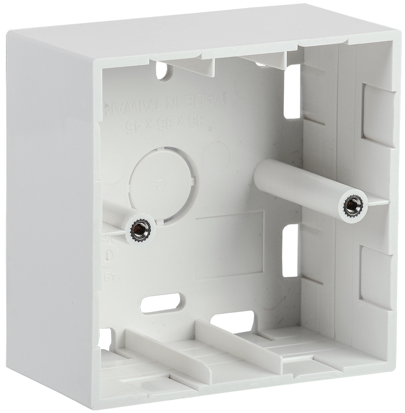 Коробка настенная для мультимедиа и оптич. розетки