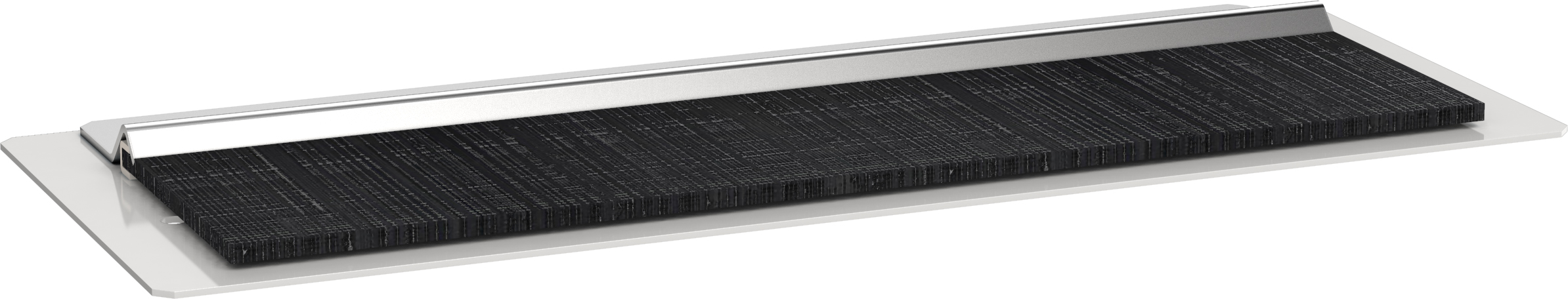 Ввод щеточный кабельный 180х55мм для шкафа 10' LINEA WS серый