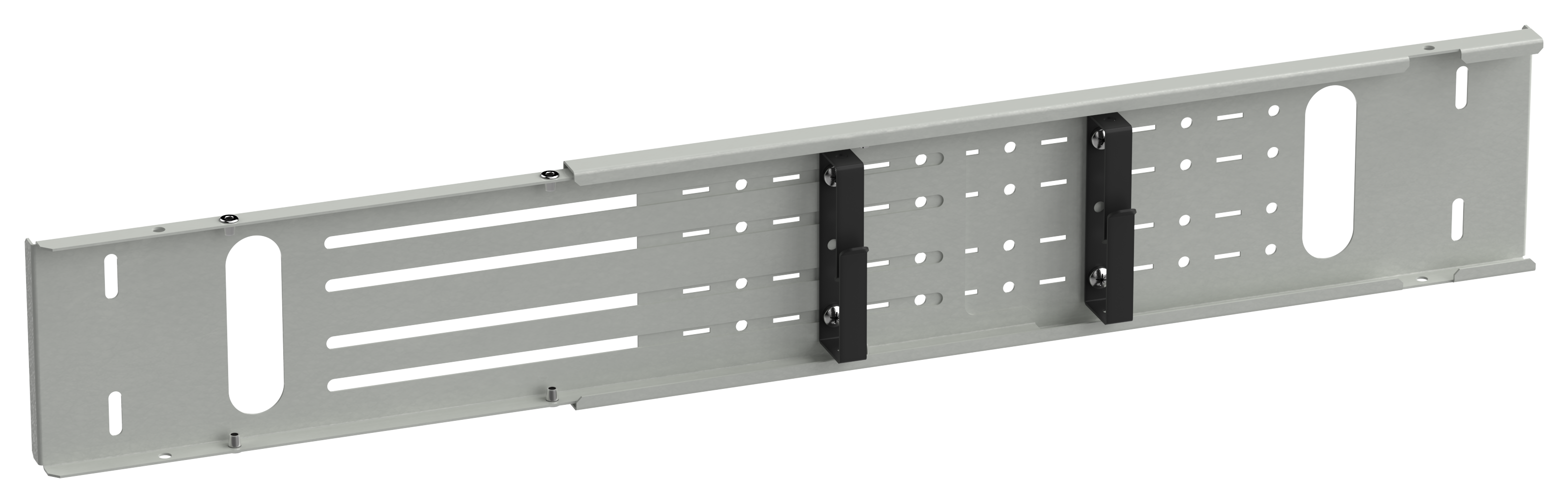 Органайзер кабельный LINEA S горизонтальный для шкафов глубиной 1000-1200 серый