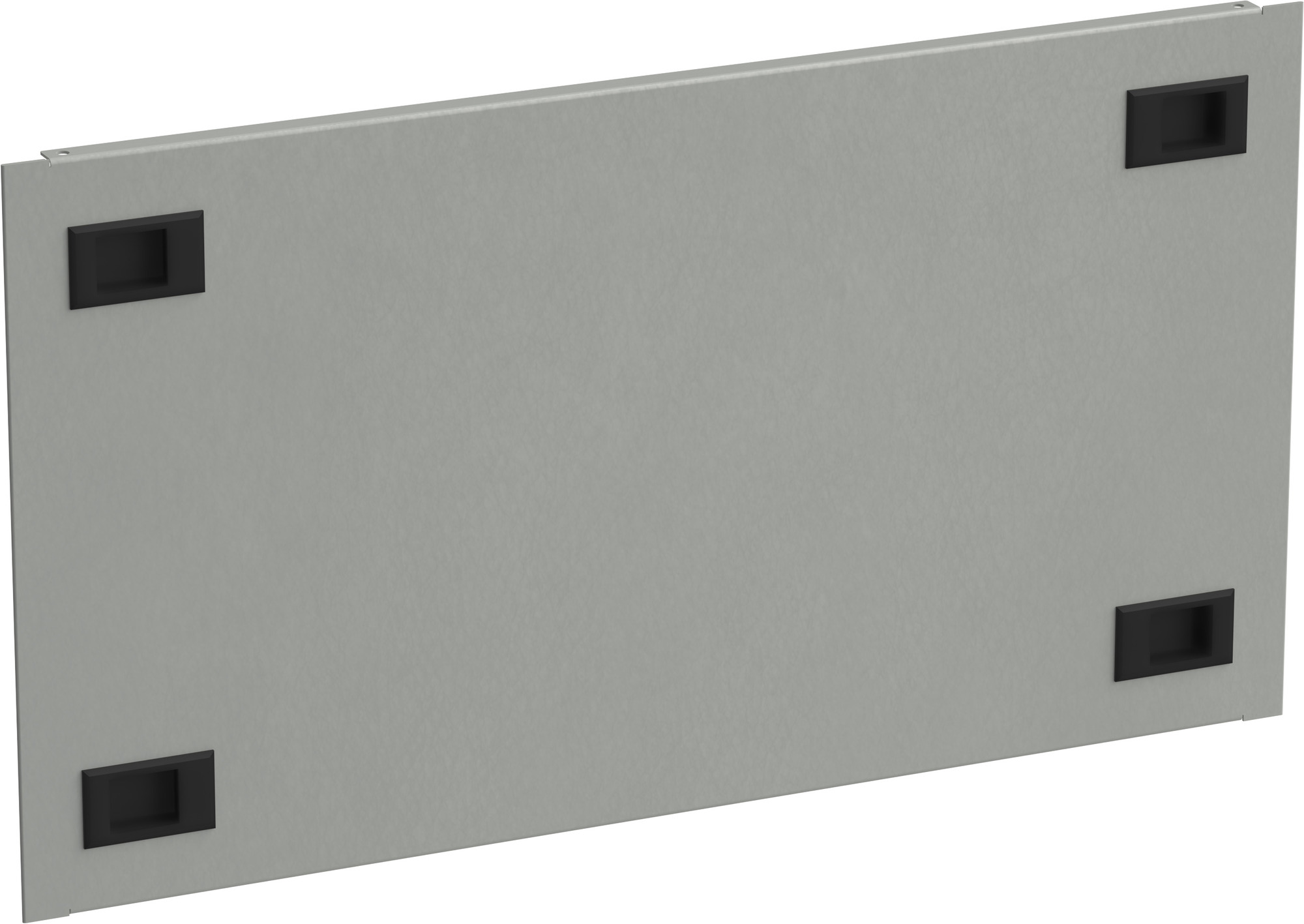 Фальш-панель by ZPAS 19'' 6U крепление на защелках серая РФ