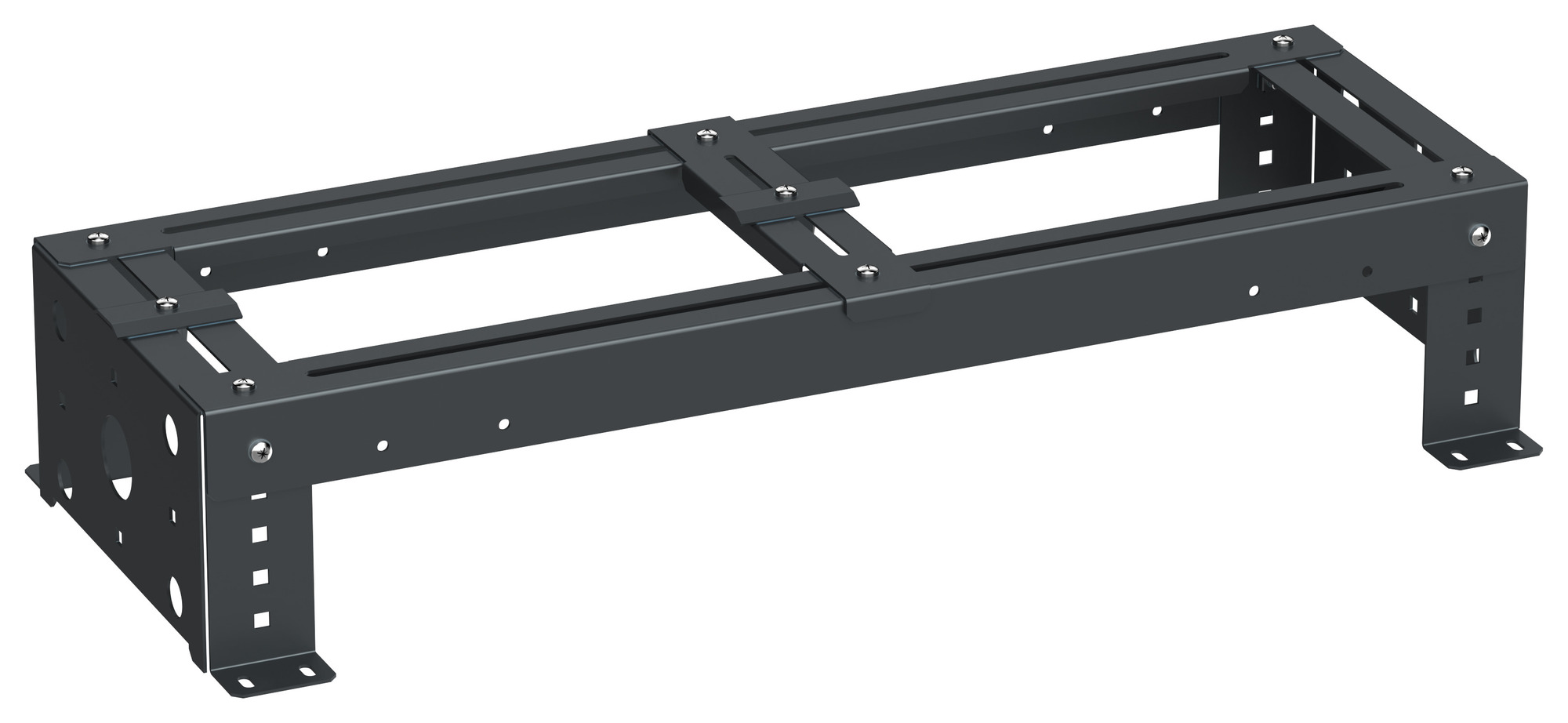 Кронштейн для монтажа лотка на шкаф LINEA S 600мм черный