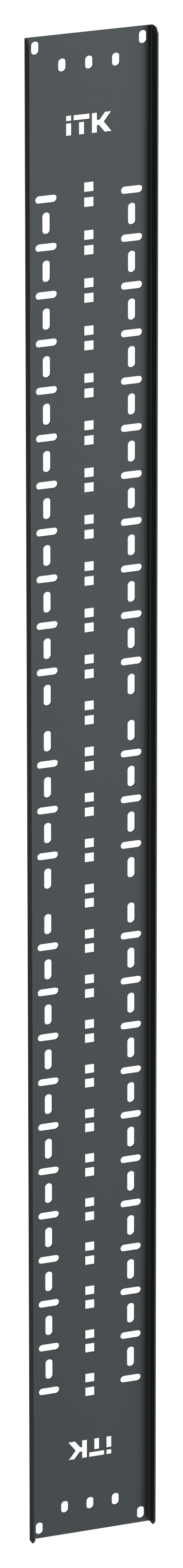 Органайзер кабельный LINEA S вертикальный 24U     черный