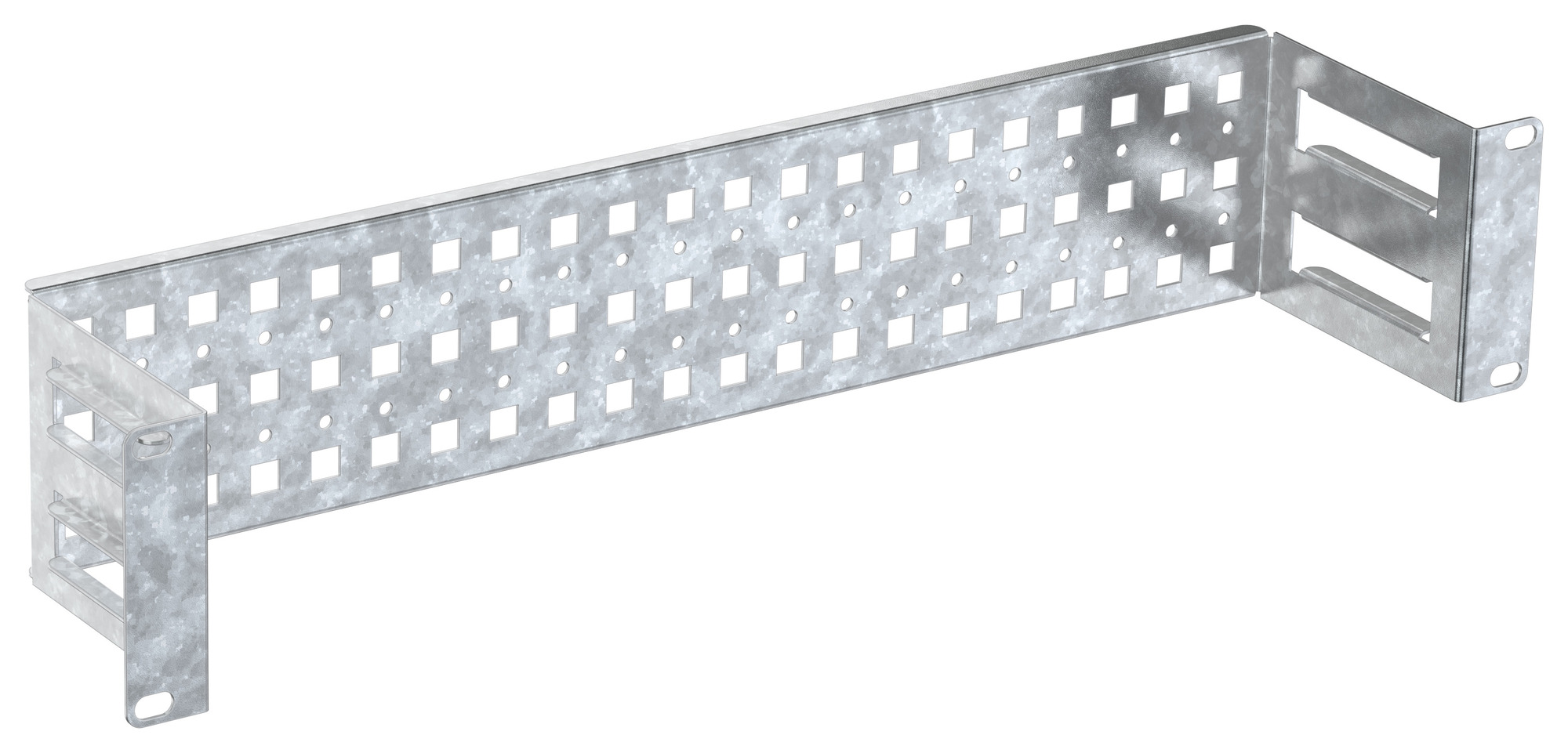 Плата монтажная 2U оцинкованная